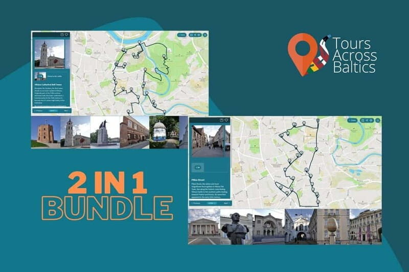 Audio Tour of Vilnius Old Town Core and the South Part 2in1 - Key Points