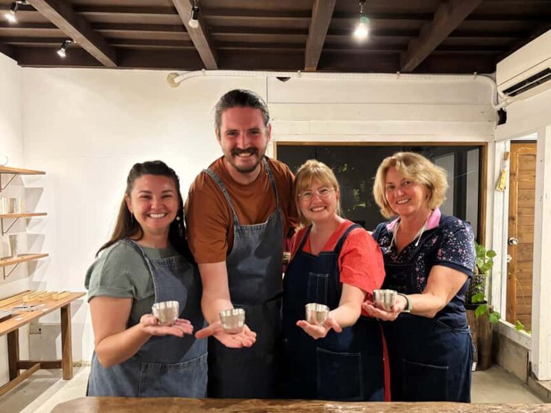 Authentic Pewter Sake Cup Experience with a Kyoto Artisan - Authentic Pewter Sake Cup Experience with a Kyoto Artisan