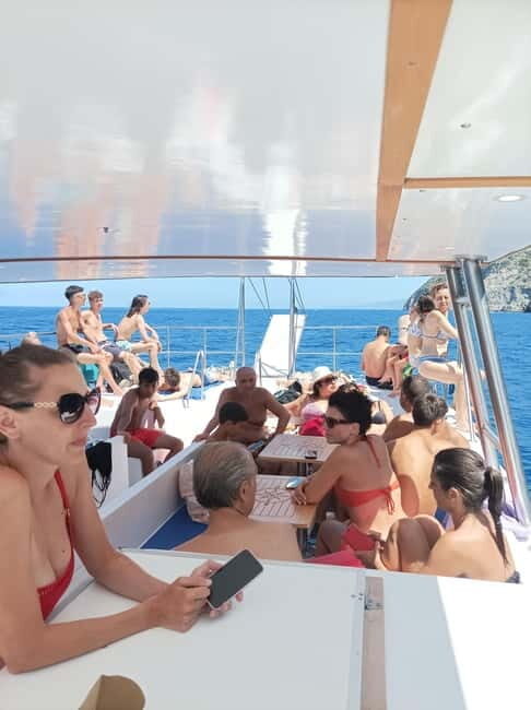 BAGNARA TOUR COSTA VIOLA GIRO GROTTE + SOSTE BAGNO - Key Points