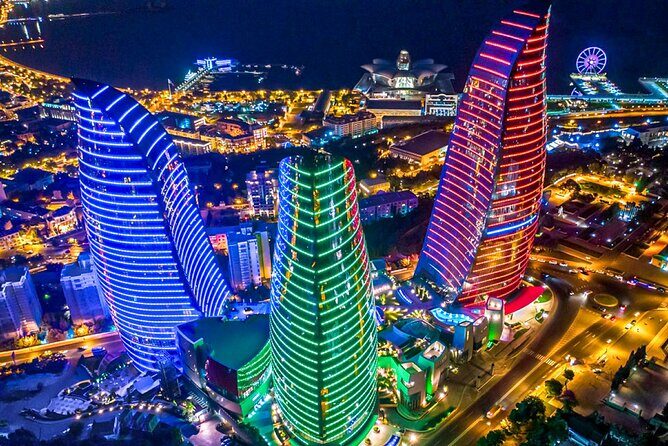 Baku Night City Tour Discover the Magic of Illuminated Landmarks - Key Points