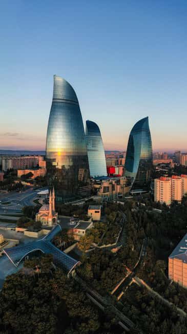 Baku: Night Panoramic Group Tour with Flame Towers 1 - Price and Value