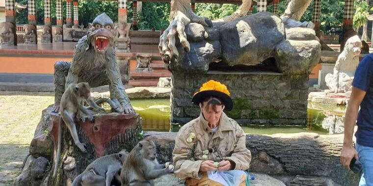 bali-adrenaline-fun-youtuber-feeding-monkey-on-your-body