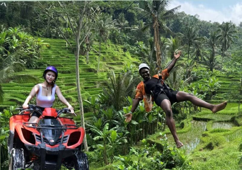 Bali: ATV Rafting Zipline Swing &Sky Bike in Ubud Rice Field - Key Points