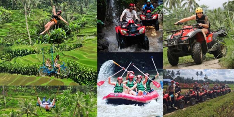 Bali: ATV Rafting Zipline Swing &Sky Bike in Ubud Rice Field - An Overview of the Experience