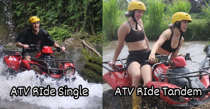 Bali: ATV Ride Adventure with track river bank, dense forest - Key Points