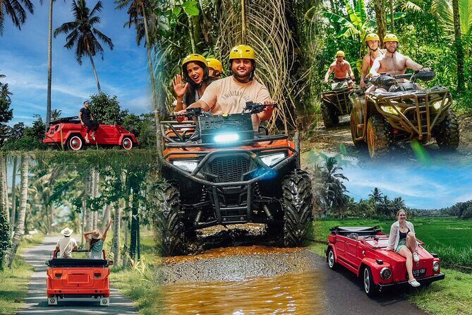 Bali ATV Ride Combbine Ubud Tour With clasict car (VW) - Key Points
