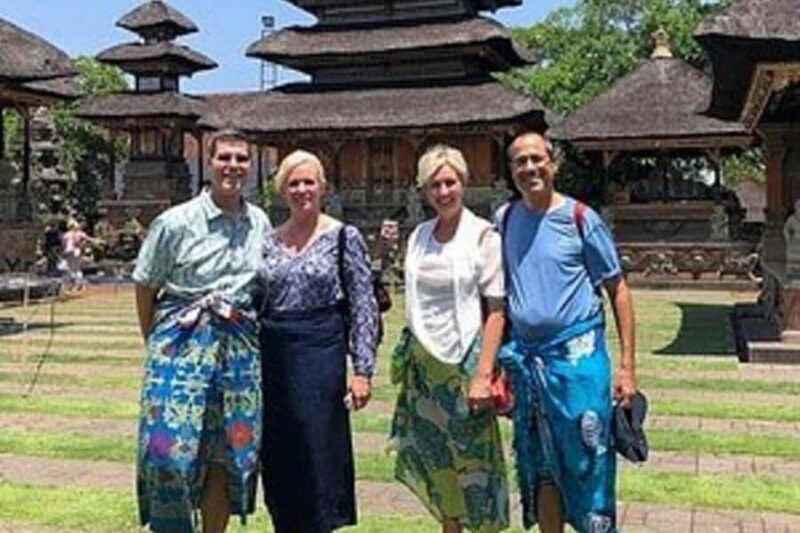 Bali: Batik Workshop, Batuan Temple & Waterfall Tour - End with Nature at Tegenungan Waterfall