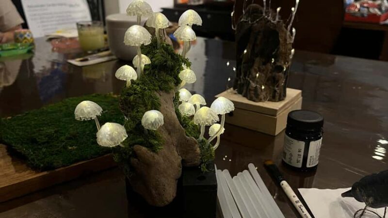 Bali: Mushroom Night Lamp Workshop - Key Points