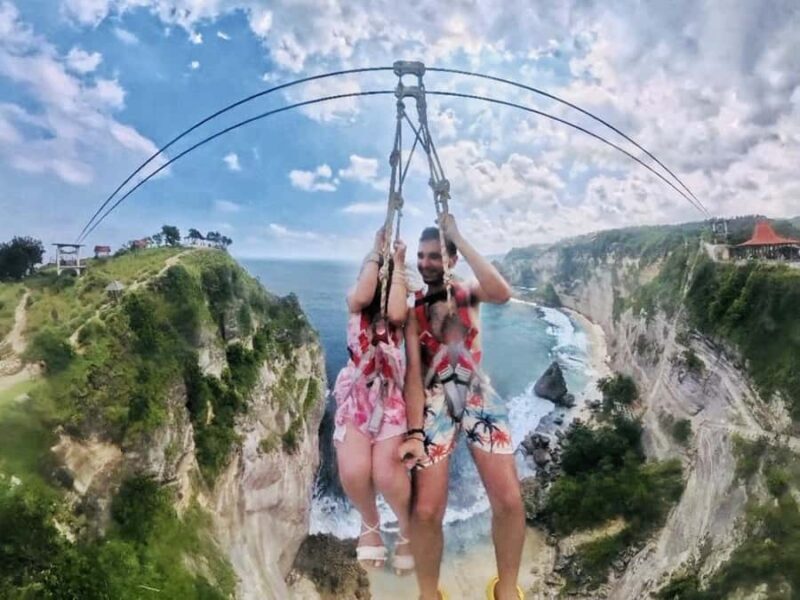 Bali: Nusa Penida Zipline, Beaches, with transfer - Key Points