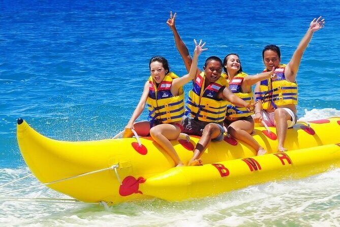 Bali Parasailing Adventure, Jet Ski, Banana Boat , Donat Boat, with Transport - FAQs  