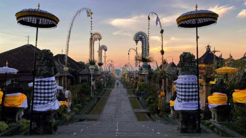 Bali: Penglipuran Village, Rice Terrace & Waterfall Tour - Key Points