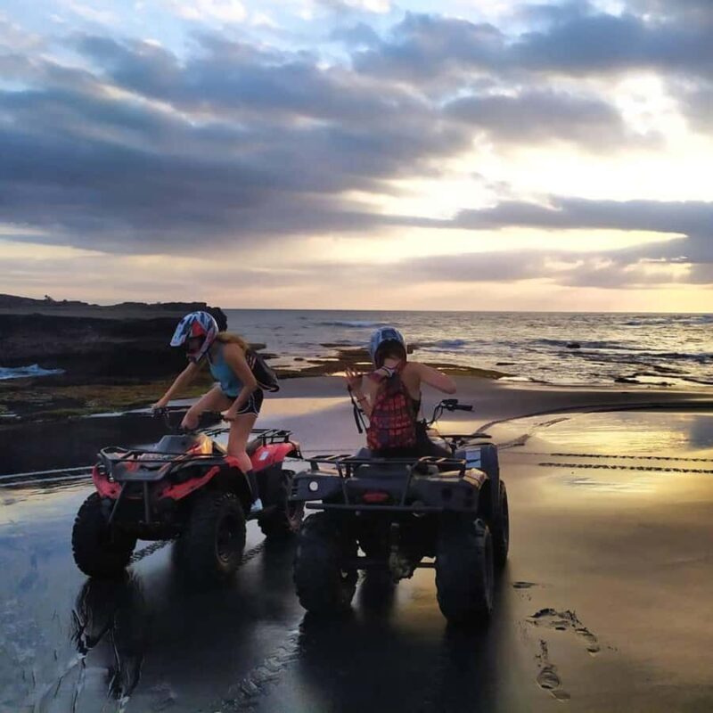 Bali: Sunset ATV and Dirt bike Adventure on the Beach - The Rice Fields and River Crossings