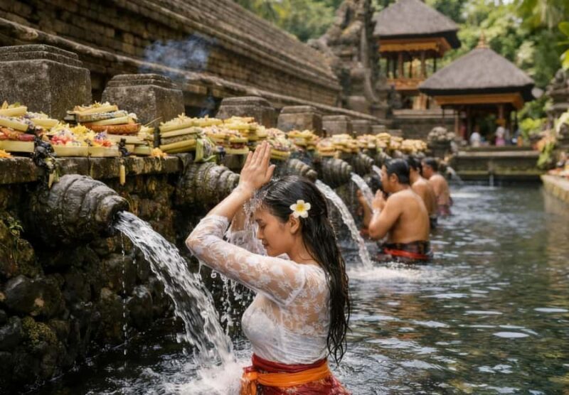 Bali: Tampaksiring Temples and Coffee Plantation Tour - Key Points