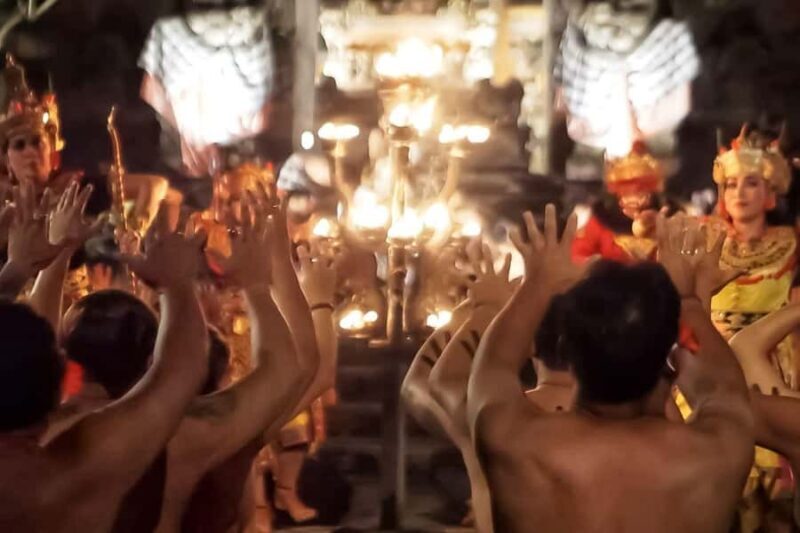 Bali Traditional Kecak Fire Dance & Night Market Tour - Key Points