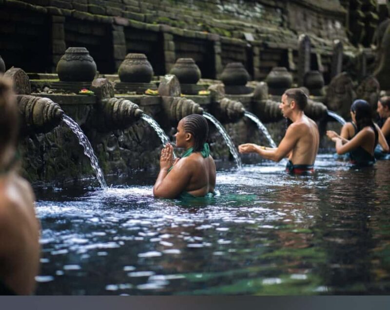 Bali: Ubud Tour with Tirta Empul, Rice Terrace & Waterfall - Waterfall Wonder at Kantolampo