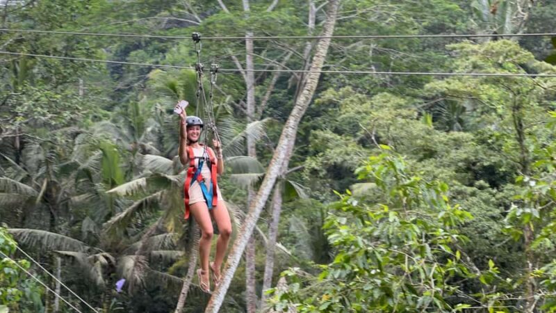 Bali: Ubud Zipline, Goa Raja Waterfall and swing adventure - Detailed Itinerary Breakdown