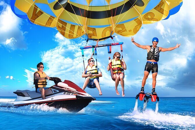 Bali Watersport Three in One Combo Fun Pack With Free Shuttle - Key Points