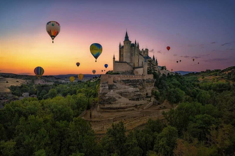 Balloon ride over Segovia - Key Points
