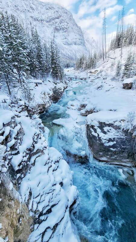 banff-canmore-johnston-canyon-marble-canyon