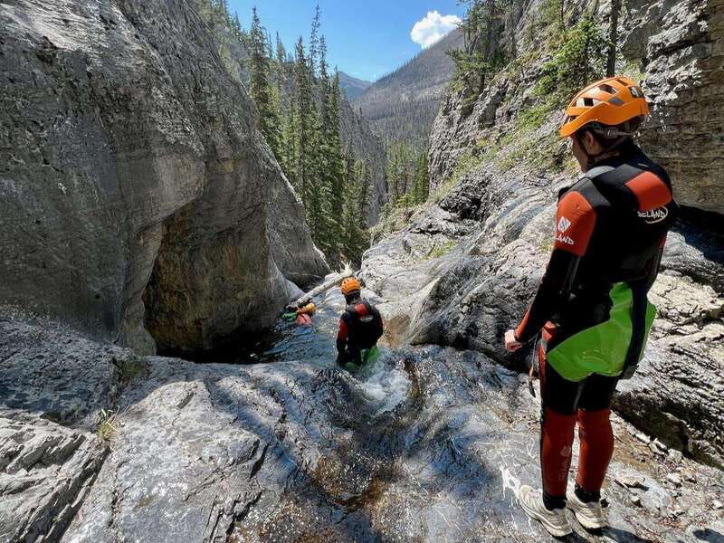 banff-ghost-canyon-tour-with-slides-rappels-jumps