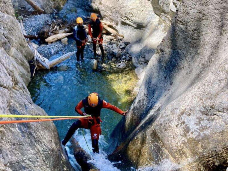 banff-ghost-canyon-tour-with-slides-rappels-jumps