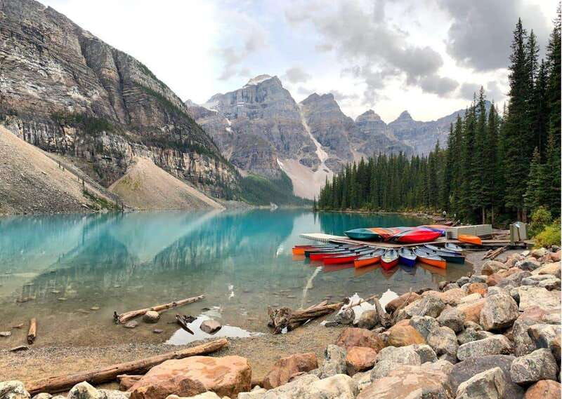 banff-moraine-lake-louise-emerald-marble-canyon-day-trip