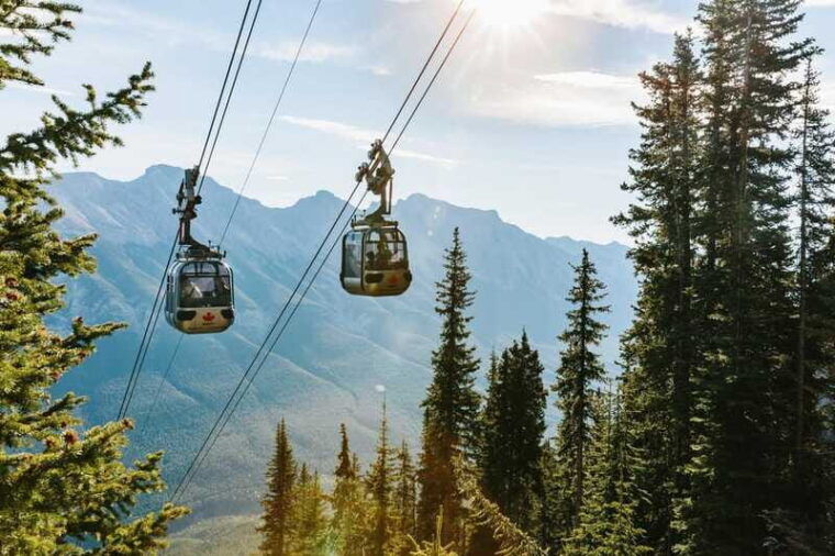 banff-town-gondola-lake-louise-moraine-hot-springs