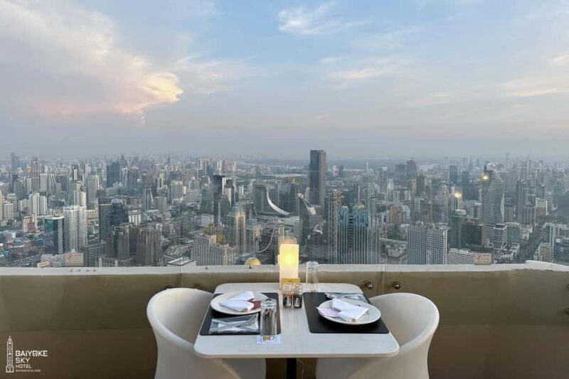 Bangkok: Baiyoke Dinner Buffet 81st Floor Outdoor Skybox - The Balance of Cost and Value