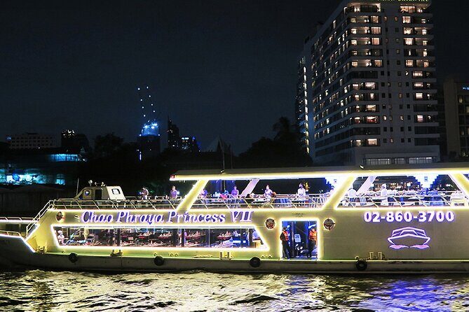 Bangkok Chao Phraya Princess Dinner Cruise Admission & Transfer - An Overview of the Experience
