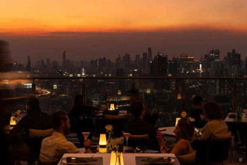 Bangkok: Cielo Sky Bar & Restaurant Rooftop - Key Points