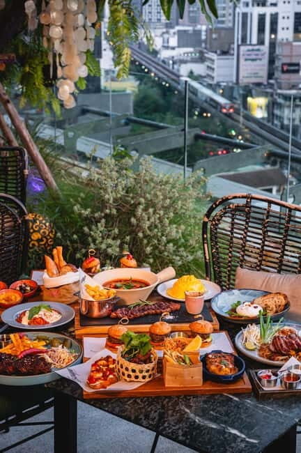 Bangkok: Escape Rooftop Bar at The Emquartier F&B Packages - Key Points