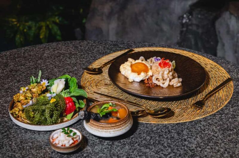 Bangkok: Fine Dining in Stunning Waterfall Cave at Myste - Key Points