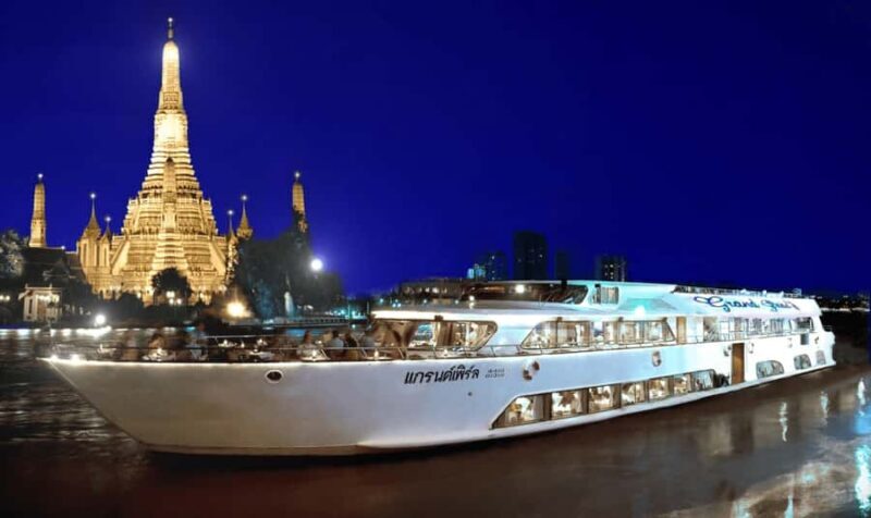Bangkok: Grand Pearl Dinner Cruise with Hotel Transfer - Key Points
