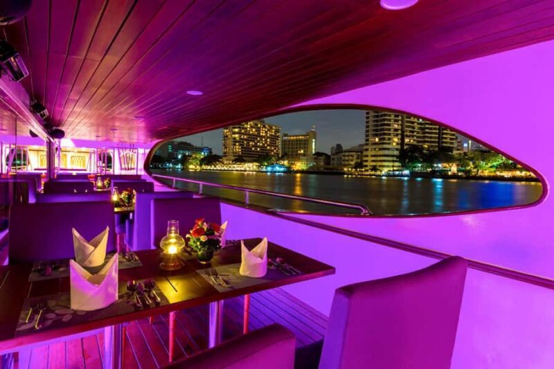 Bangkok: Grand Pearl Dinner Cruise with Hotel Transfer - Live Music and Atmosphere