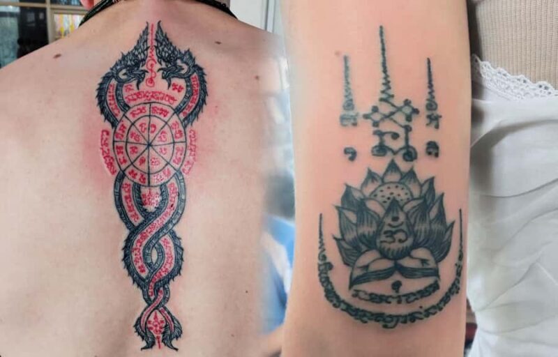 Bangkok: Hand Poked Thai Tattoo Guide at Wat Bang Phra - What to Expect from the Tour