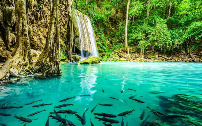 Bangkok: Kanchanaburi & Erawan Waterfalls Spanish Tour - The Sum Up