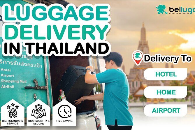 Bangkok Luggage Delivery Service to or from Don Mueang Airport - Key Points