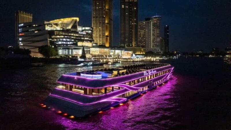 Bangkok: Opulence Luxury Buffet Dinner Cruise with Live Band - Exploring the Open-Front Second Deck