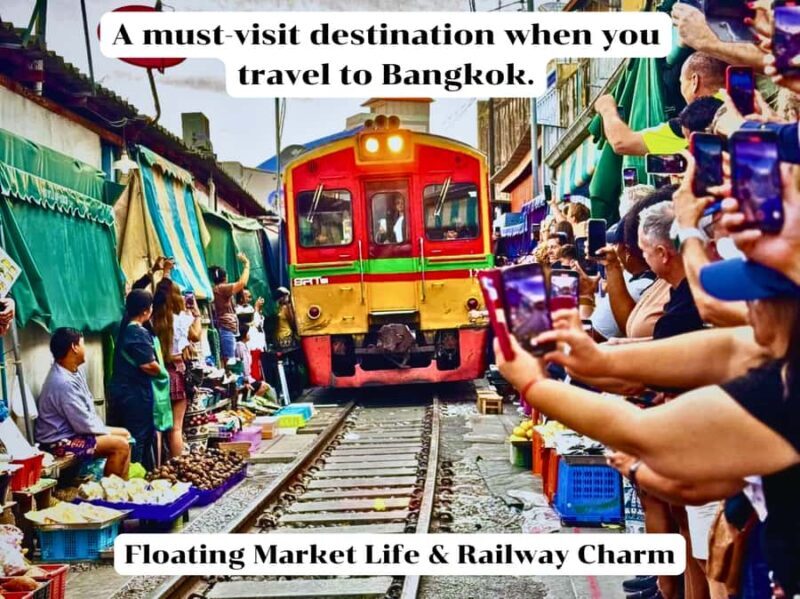 Bangkok Private Van Charter: Floating & Railway Market Tour - Key Points