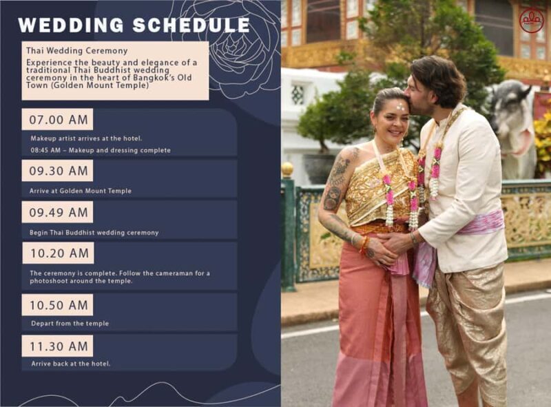 Bangkok: Thai Buddhist Wedding Ceremony with Photoshoot - What to Expect from This Unique Wedding Experience