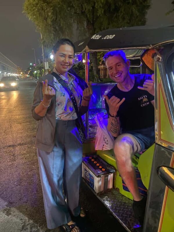 Bangkok: Tuk-Tuk Night Food Tour with Roof top bar & Markets - The Scenic Loop: An Authentic Look at Bangkok’s Nightlife