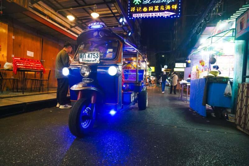 Bangkok Tuk Tuk Night Tour with food & drinks in Siam&Silom - FAQ