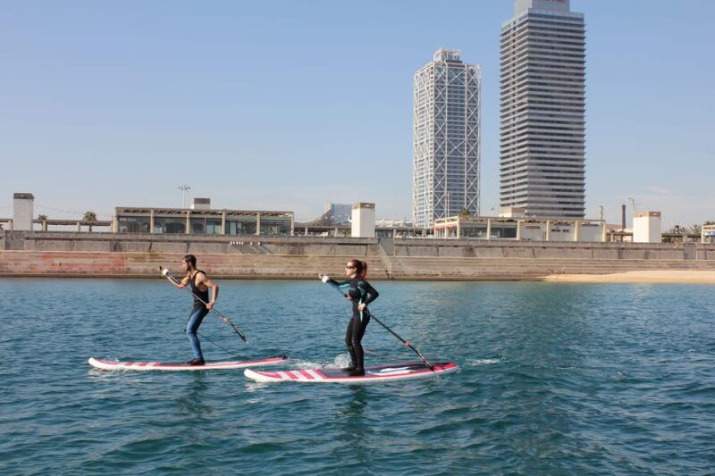 barcelona-1-hour-paddle-surfing