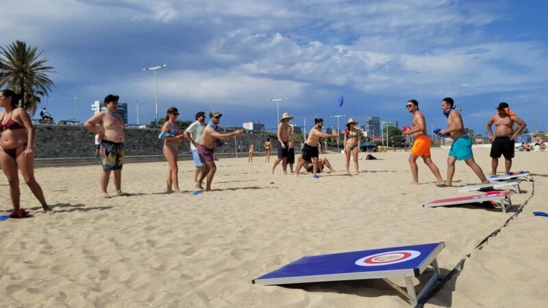 Barcelona: beach sports! - An Overview of the Joteams Beach Olympics