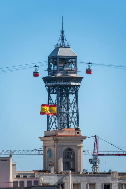 barcelona-by-air-and-sea-montjuic-cable-car-beach-and-catamaran