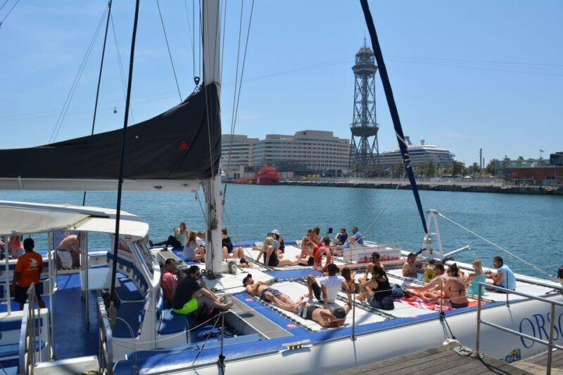 barcelona-catamaran-cruise-with-optional-live-jazz-music