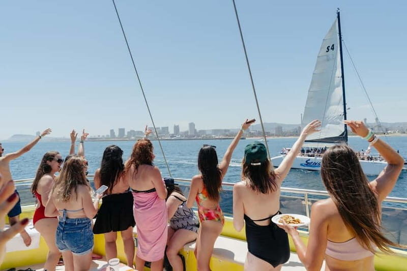 Barcelona: Charcuterie, Swim & Party Boat - FAQs