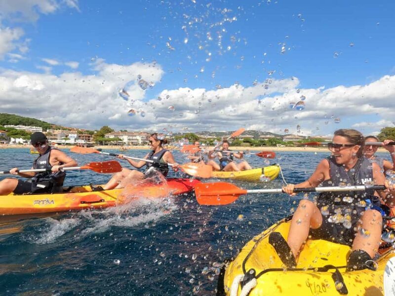 Barcelona: Costa Brava Kayaking & Snorkeling Tour with Lunch - Snorkeling in Vibrant Waters
