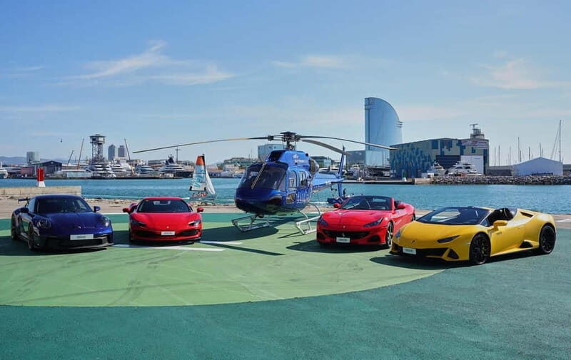 Barcelona: Helicopter and Supercar Driving Experience - Key Points