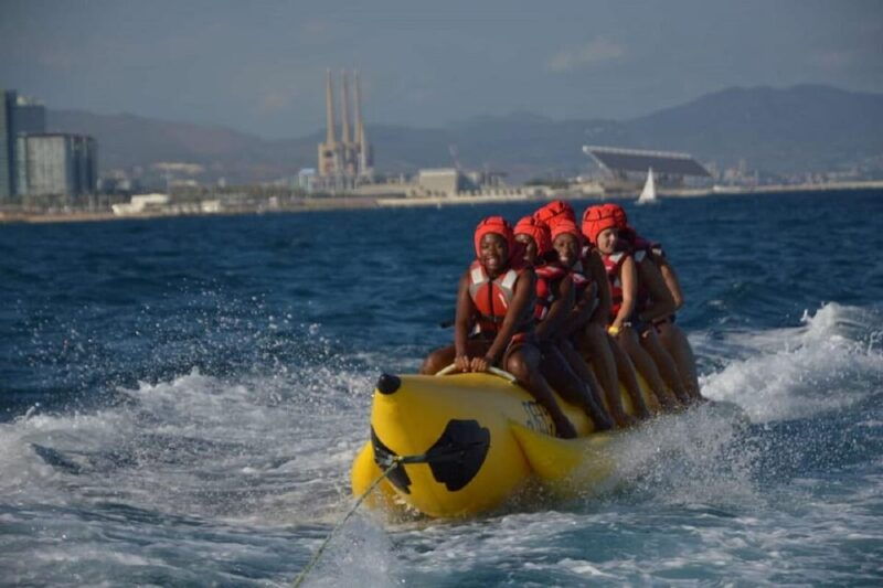 barcelona-inflatable-banana-boat-ride